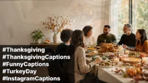 Funny Thanksgiving Instagram captions by photo type, 2026