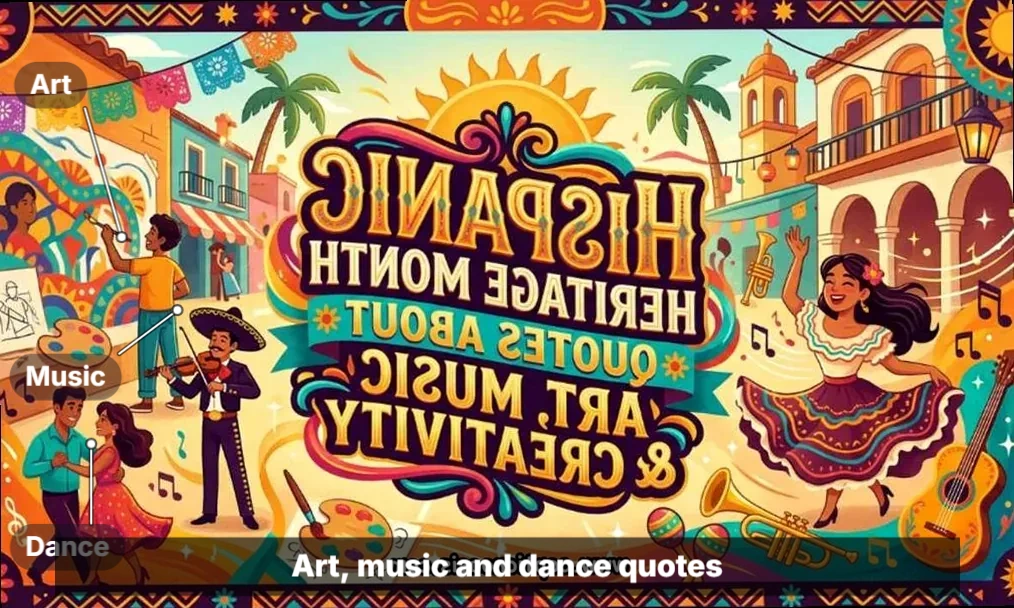 Hispanic Heritage Month quotes about art, music and creativity